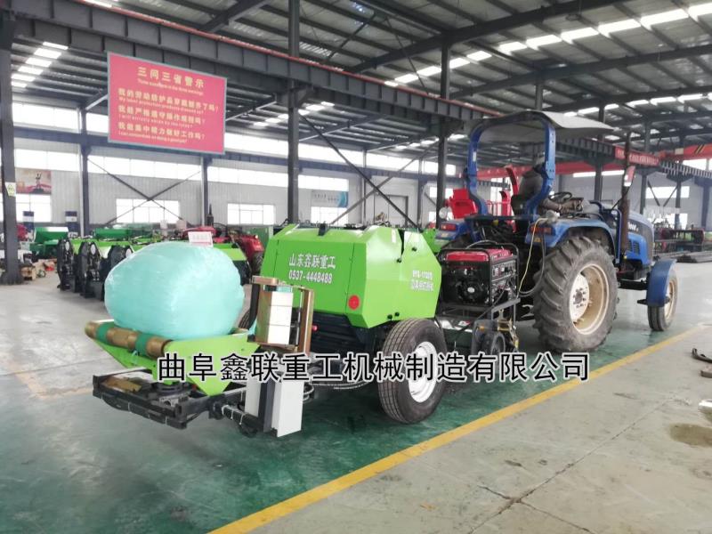秸稈收割粉碎打捆包膜一體機